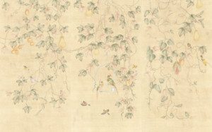 Summer Arbor silk M antiqued