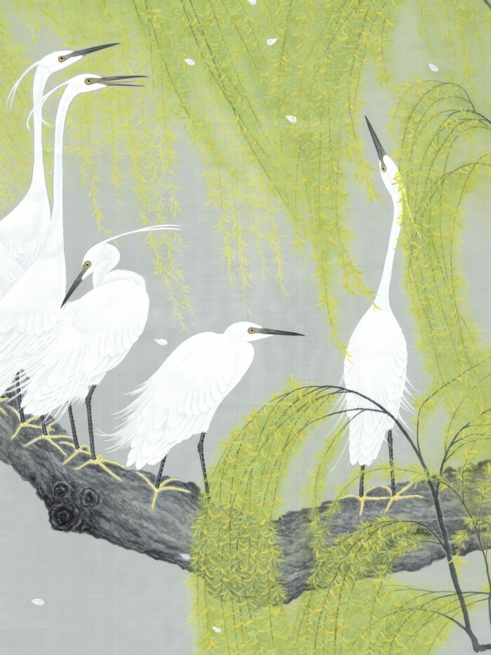 Herons and Willows sample