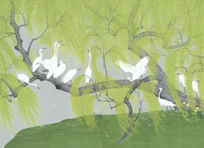Herons and Willows full