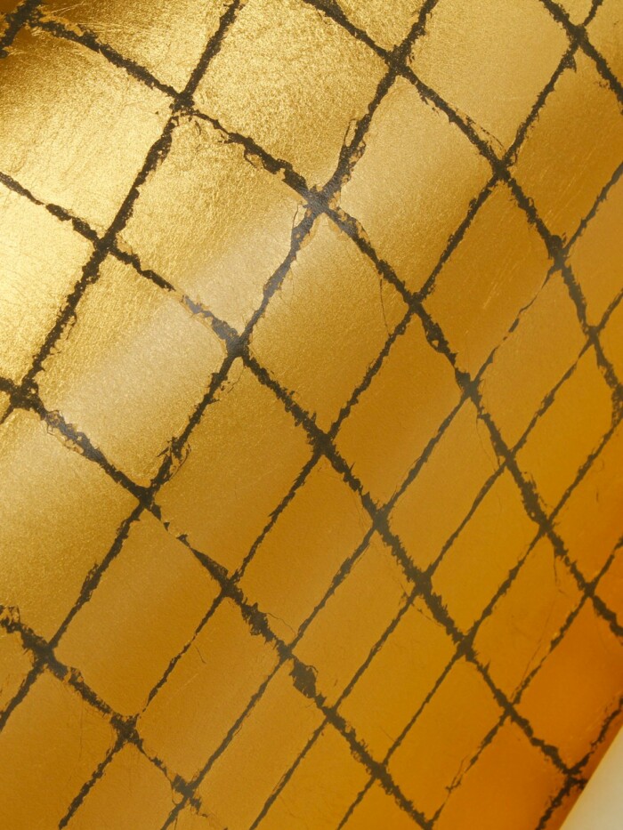 Gold Metal Leaf with Small Grid Remnant - PM800 - Image 2