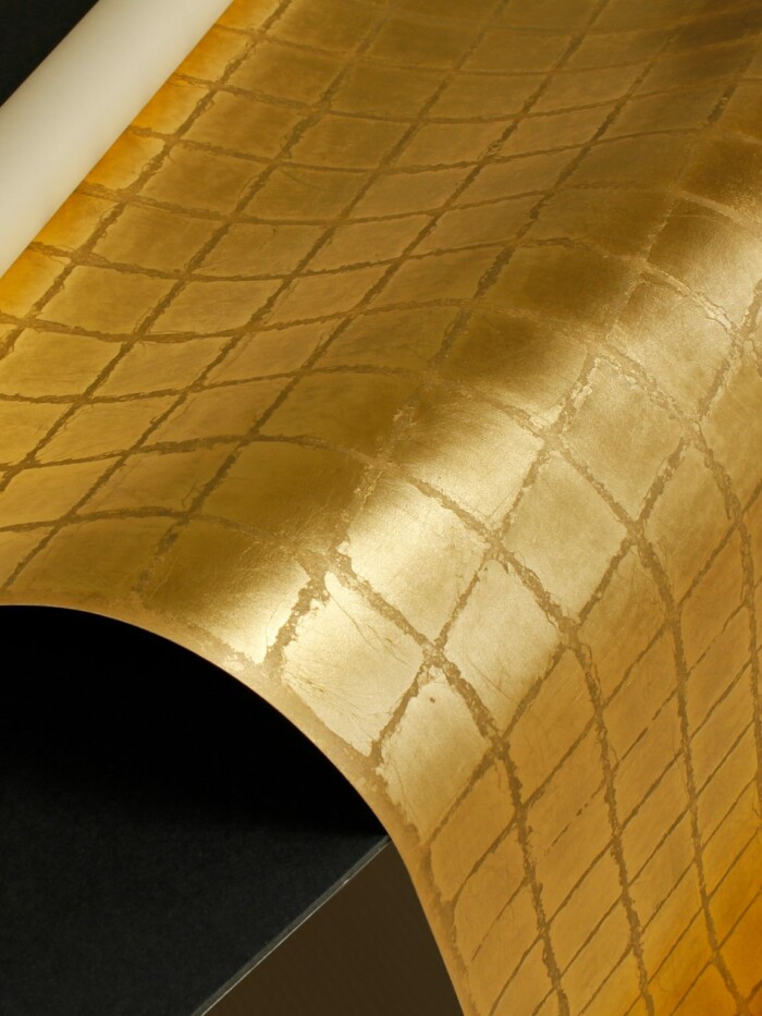Gold Metal Leaf with Small Grid Remnant- PM400