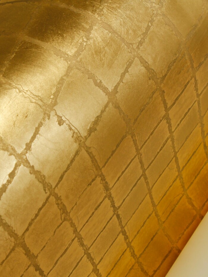 Gold Metal Leaf with Small Grid Remnant- PM400 - Image 2
