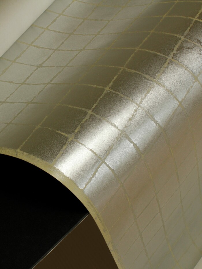 Silver Metal Leaf with Small Grid Remnant - PM300