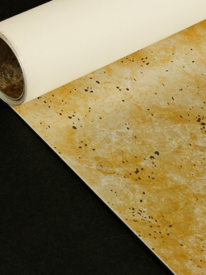 Gold Silver Speckled Metal Leaf Remnant - S3006 - Image 3